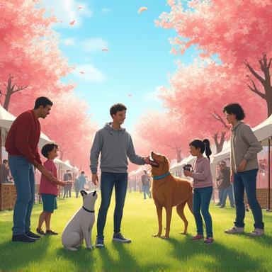Sakura Pet Mart 譲渡会のイベント風景